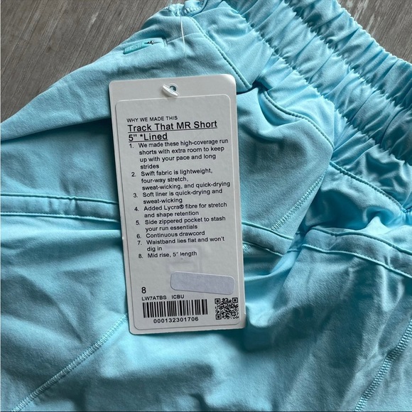 Lululemon Track That Short MR 5” - Icing Blue - Picture 3 of 6
